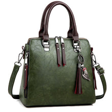 Load image into Gallery viewer, Luxury Vintage Ladies Hand Bags Totes Tassel Crossbody Bags for Women 2019 Famous Leather Woman Shoulder Messenger Bag W387