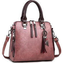 Load image into Gallery viewer, Luxury Vintage Ladies Hand Bags Totes Tassel Crossbody Bags for Women 2019 Famous Leather Woman Shoulder Messenger Bag W387