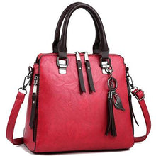 Load image into Gallery viewer, Luxury Vintage Ladies Hand Bags Totes Tassel Crossbody Bags for Women 2019 Famous Leather Woman Shoulder Messenger Bag W387
