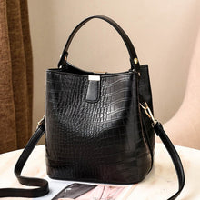 Load image into Gallery viewer, HJPHOEBAG fashion Crocodile Crossbody Bag For Women Shoulder Bag Designer Women Bags Luxury PU Leather Bag Bucket Handbag YC254