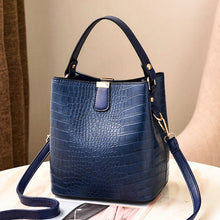 Load image into Gallery viewer, HJPHOEBAG fashion Crocodile Crossbody Bag For Women Shoulder Bag Designer Women Bags Luxury PU Leather Bag Bucket Handbag YC254