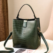Load image into Gallery viewer, HJPHOEBAG fashion Crocodile Crossbody Bag For Women Shoulder Bag Designer Women Bags Luxury PU Leather Bag Bucket Handbag YC254