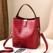 Load image into Gallery viewer, HJPHOEBAG fashion Crocodile Crossbody Bag For Women Shoulder Bag Designer Women Bags Luxury PU Leather Bag Bucket Handbag YC254