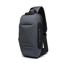 Load image into Gallery viewer, OZUKO 2019 New Multifunction Crossbody Bag for Men Anti-theft Shoulder Messenger Bags Male Waterproof Short Trip Chest Bag Pack